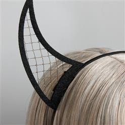 Women's Black Ox Horn Hairband J12912