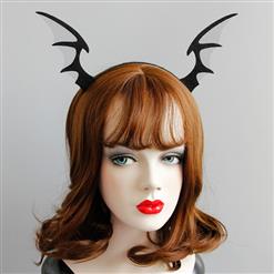 Evil Black Bat Wings Hairband J12914