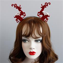 Christmas Elk Hair Hoop for Party J12915