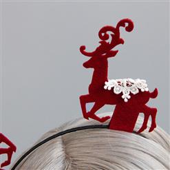 Christmas Elk Hair Hoop for Party J12915