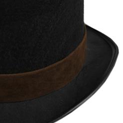Unisex Steampunk Bronze Metal Gears Masquerade Fancy Party Costume Top Hat J19530