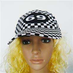 Chequered Racer Cap J7121