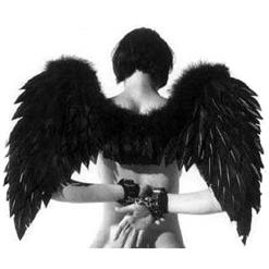 100CM Black Angel Wings, Black Angel Wings, Angel Wings, #J9083