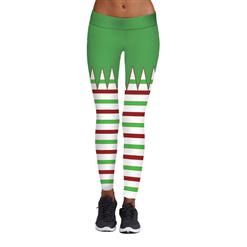 Sexy Leggings, Christmas Leggings, Digital Print Skinny Leggings, Printed Yoga Pants, Ankle Length Christmas Legging, Ugly Santa Christmas Leggings, #L15107