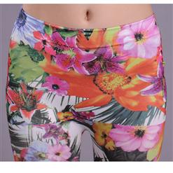 Fashion Flower Pattern Legging L5167