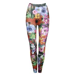 Fashion Flower Pattern Legging L5167