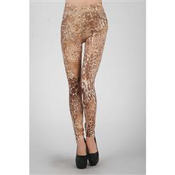 Pockets Leopard Jean Legging L5206