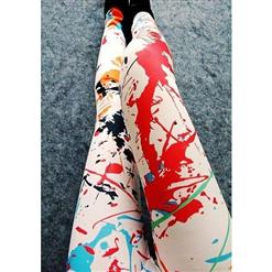 Women's Fashion Graffiti Pattern Leggings L5341