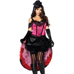 Highkick Honey Costume, Saloon Honey Costume, Burlesque Girl Costume, #M1773