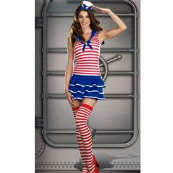 Windy Sails Sailor Costume, Sweet Sailor Girl Costume, Womens Sexy Sailor Costume, #M2121