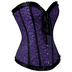 Floral Brocade Corset M3261