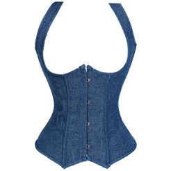 Blue Denim Underbust Corset M4242