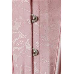 Strapless Pink Burlesque Corset M6528
