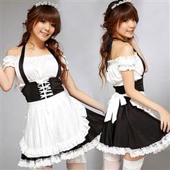 French Maid Costume Halter Costume M8450