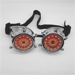 Steampunk Baroque Floral Lens Glasses Halloween Masquerade Party Goggles MS19815