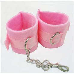 Wrist restraints, Pink wrist restraints, Fur wrist restraints, #MS7148