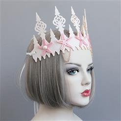 Lovely Starfish Artificial Pearl Crown Headband Beach Wedding Headwear MS17566
