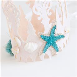 Lovely Starfish Shell Crown Headband Beach Wedding Headwear MS17568