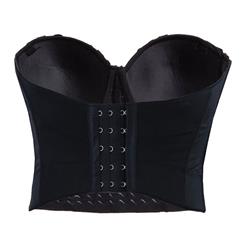 Black Studded Gem B Cup Bustier Bra N10058