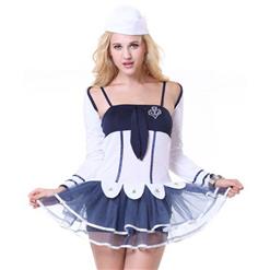 Fashion Women's Navy-Blue Sailor Suit N10081