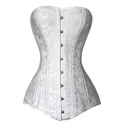 26 Steel Bones Jacquard Weave Overbust Corset N10246