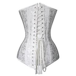 26 Steel Bones Jacquard Weave Overbust Corset N10246