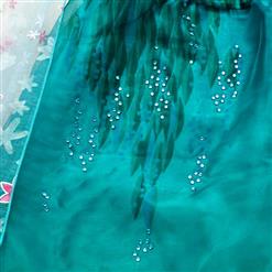 Ice Queen Kid Princess Dress Costume N10347