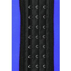 Hot Sale Royalblue Latex Steel Bone Vest Underbust Corset N10367