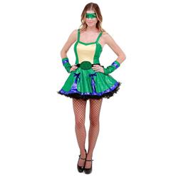 Sexy Green Ninja Turtle Costume N10444