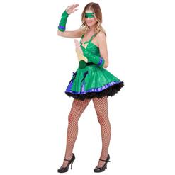 Sexy Green Ninja Turtle Costume N10444