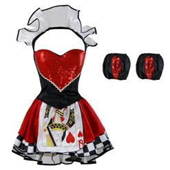 Deluxe Card Queen Costume N10450