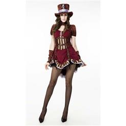 Women's Steampunk Burlesque Adult Halloween Costume N10612