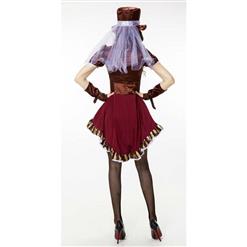 Women's Steampunk Burlesque Adult Halloween Costume N10612