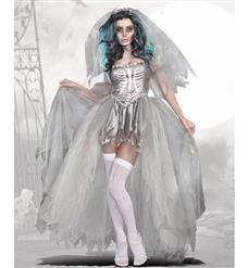 Hot Sale Halloween Costume, Crazy Scary Costume, Women's Scary Bride Costume, Cheap Zombie Costumes, #N10699