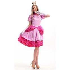 Super Mario Adult Princess Peach Costume N10948