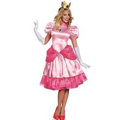 Super Mario Adult Princess Peach Costume N10948