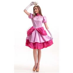 Super Mario Adult Princess Peach Costume N10948