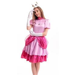 Super Mario Adult Princess Peach Costume N10948