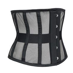 Women's 16 Steel Boned Breathable Mesh Waist Training Corset Waspie N11005