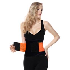 Workout Sport Gym Orange Waist Trainer Belt Body Shaper for Hourglass Shape N11021