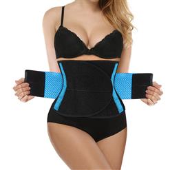 Workout Blue Neoprene Waist Trainer Belt for Hourglass Figure N11051