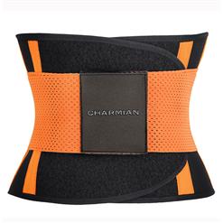 Workout Orange Neoprene Waist Trainer Belt for Hourglass Figure N11054