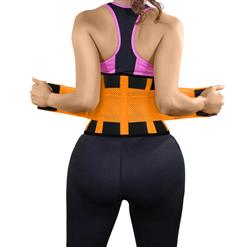 Workout Orange Neoprene Waist Trainer Belt for Hourglass Figure N11054