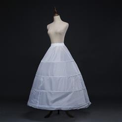 Wedding Bridal Petticoat Four Hoops N11121