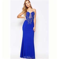 Royalblue Long Dress for Women, Sexy Party Dress for Cheap, Formal Evening Gown, Casual Dress, Pageant Dresses, Plus Size Dresses, #N11174