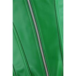 Women's Fashion Green PU Leather Overbust Corset N11286