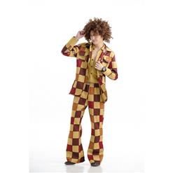 Men's 1970s Groovy Disco Fever Sleaze Ball Adult costume N11361