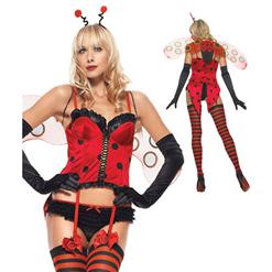 Sexy Ladybug Costumes,  Sexy Lady Bug Costume, Tempting Lady Bug Costume, #N1167