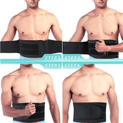 Workout Black Waist Trainer Belt for Hourglass Figure N11731