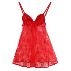 Red Lace babydoll N1179